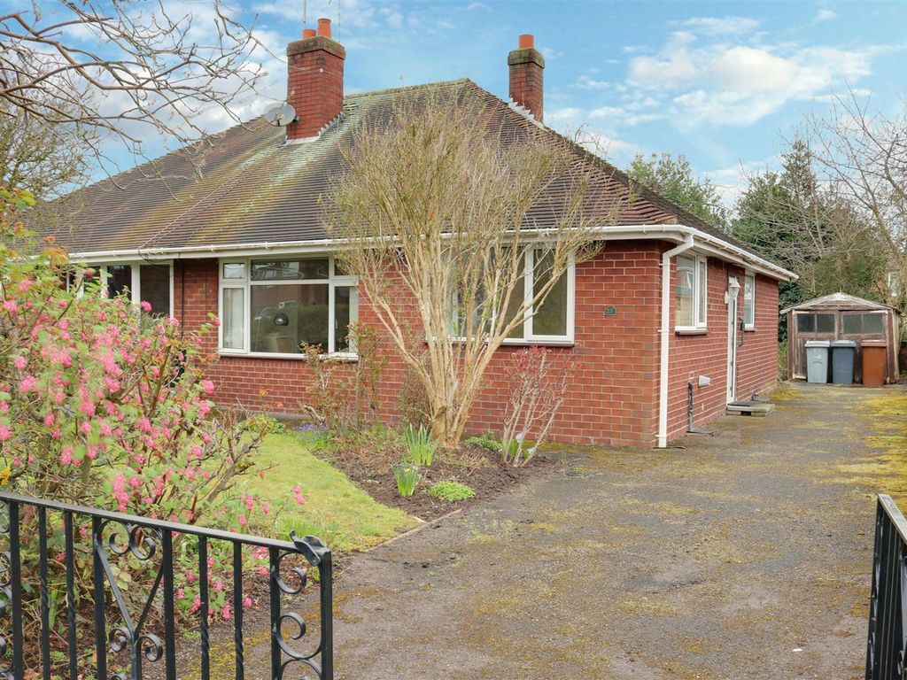 2 bed semidetached bungalow for sale in Poplar Drive, Alsager, StokeOnTrent ST7 Zoopla