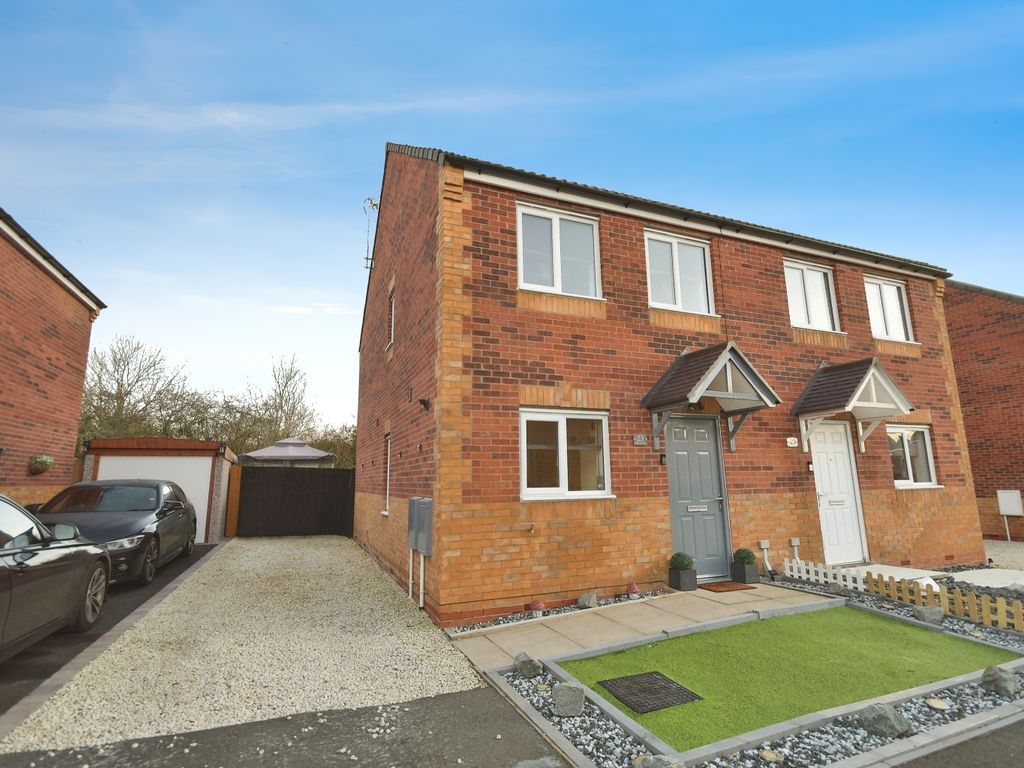 3 bed semidetached house for sale in Primrose Way, Langwith Junction