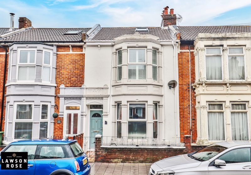 3 bed terraced house for sale in Winter Road, Southsea PO4, £335,000