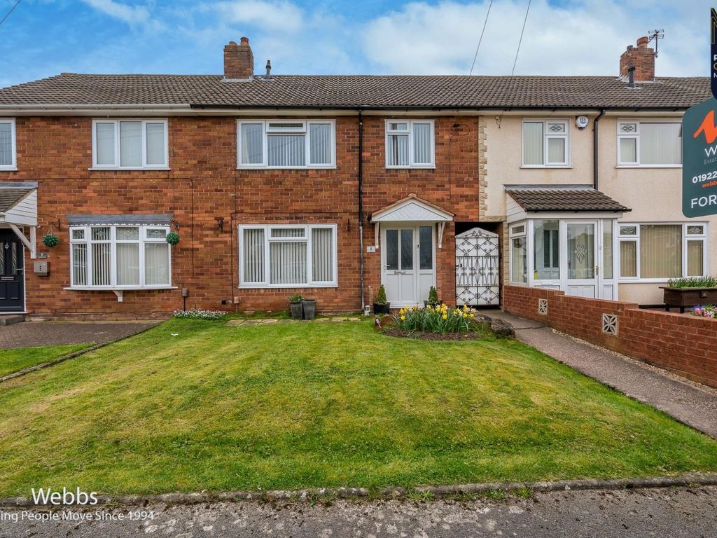 3 bed terraced house for sale in Spring Close, Shelfield, Walsall WS4