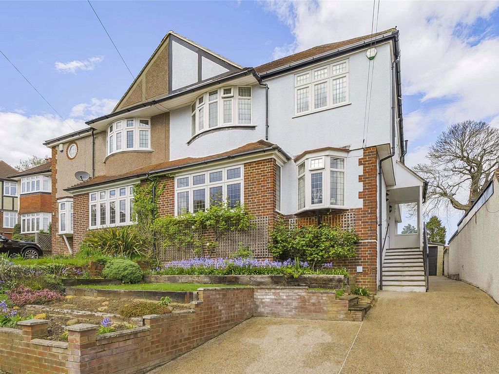 4 bed semidetached house for sale in Hillview Crescent, Orpington BR6