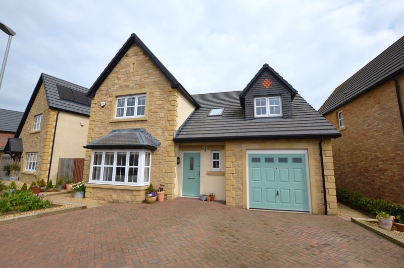 4 bed detached house for sale in Harper Crescent, Longhoughton, Alnwick