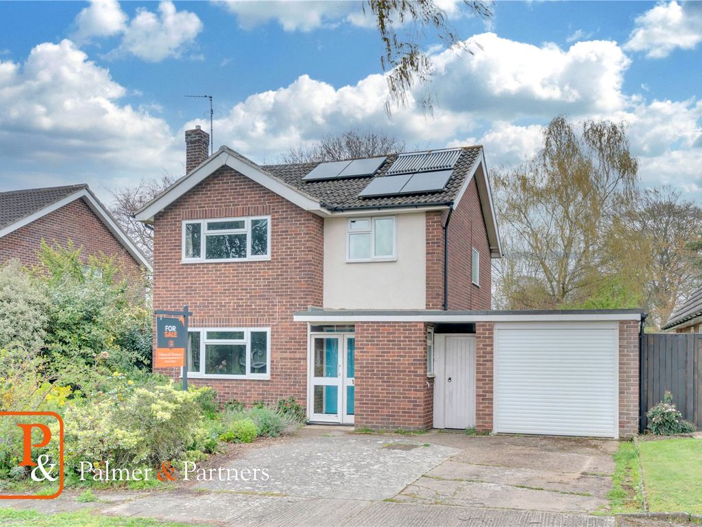 3 bed detached house for sale in Piper Road, Lexden, Colchester, Essex