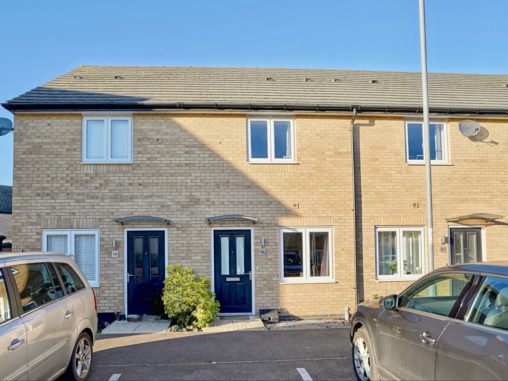 2 bed terraced house for sale in Meadow Gardens, Huntingdon PE29, £