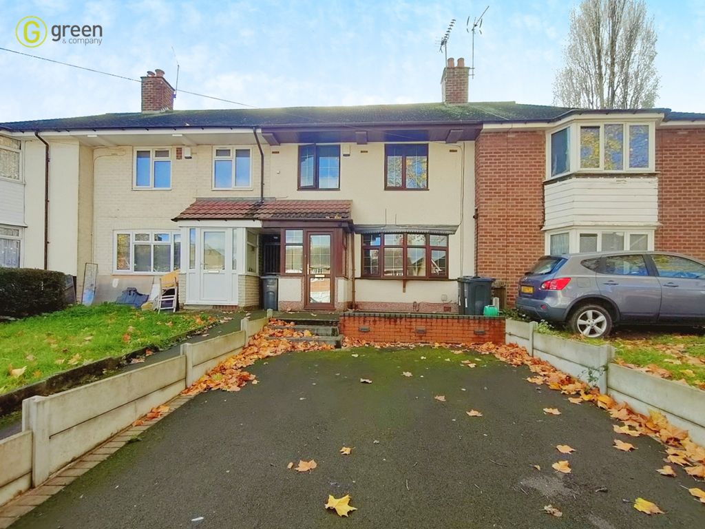 3 bed terraced house for sale in Garwood Road, Birmingham B26, £180,000