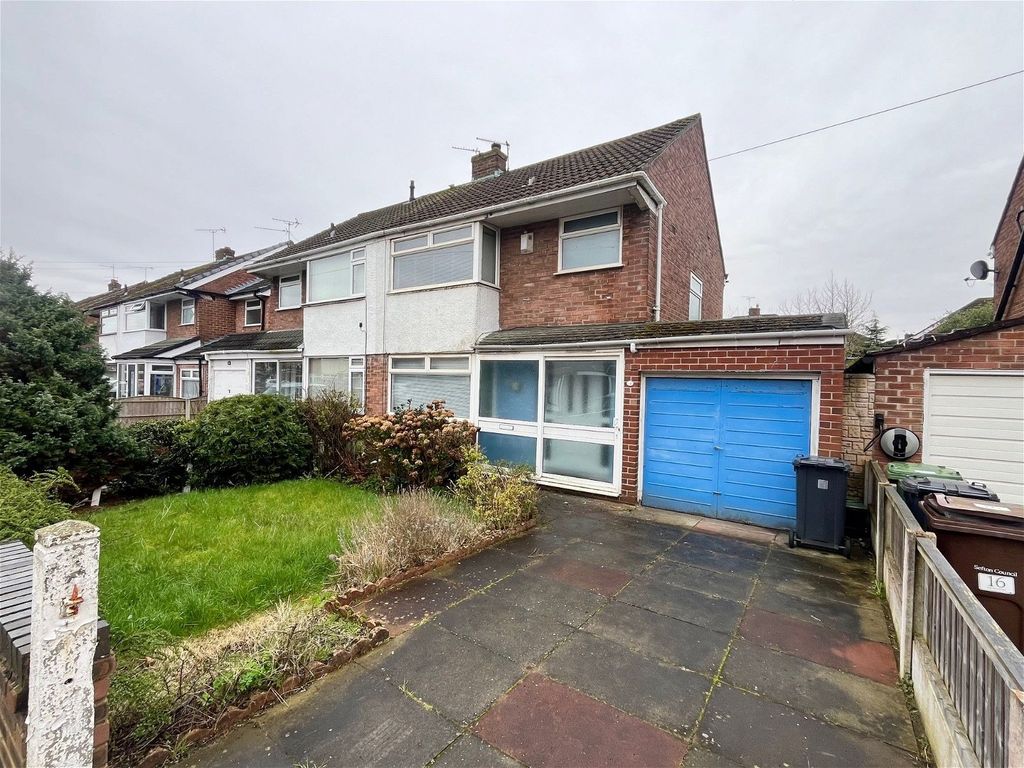 3 bed semidetached house for sale in Grasmere Road, Maghull, Liverpool