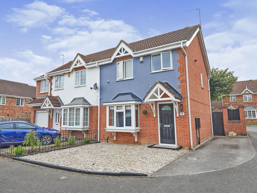 3 bed semidetached house for sale in Frampton Gardens, Littleover