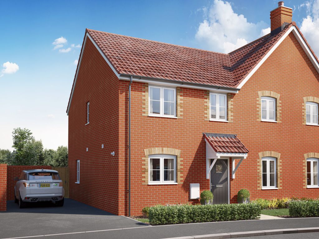 New home, 3 bed semidetached house for sale in Tillett Way, Postwick