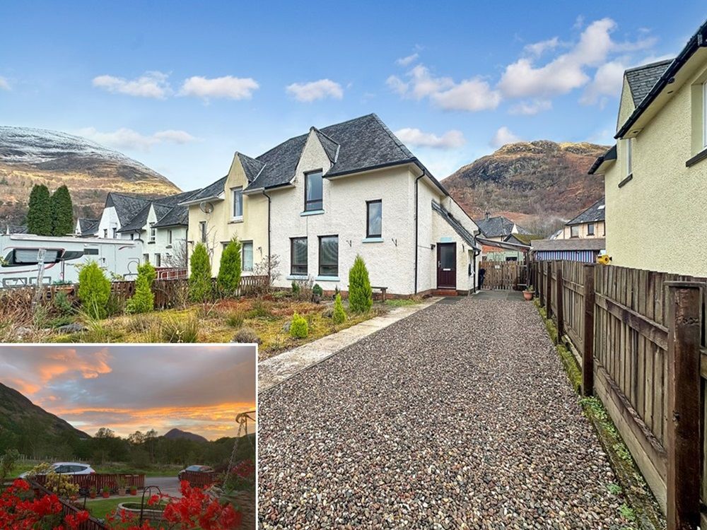 3 bed semidetached house for sale in Wades Road, Kinlochleven PH50, £