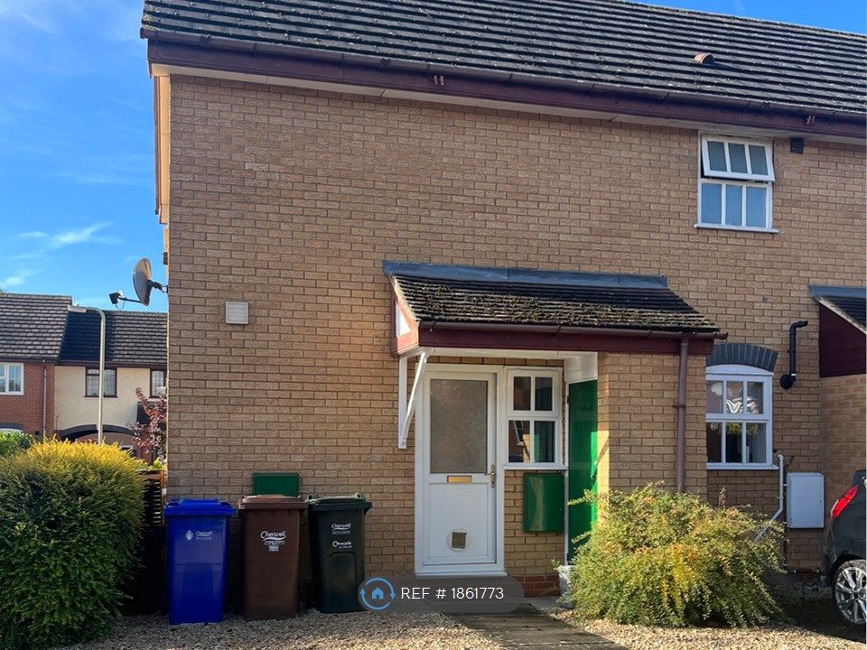 1 bed end terrace house to rent in Merganser Drive, Bicester OX26, £950