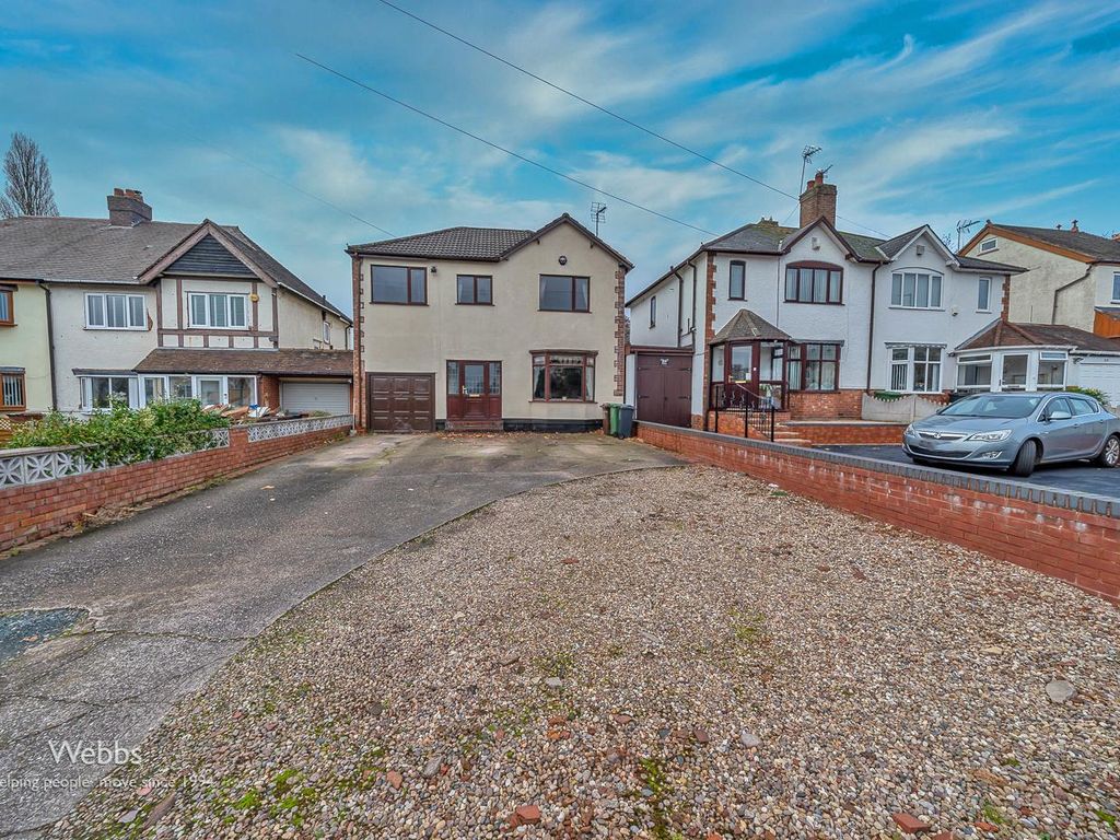 4 bed detached house for sale in Field Road, Bloxwich, Walsall WS3, £