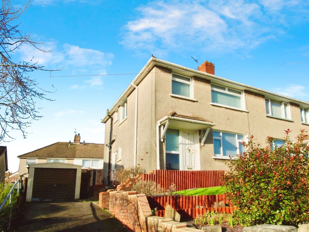 3 bed semidetached house for sale in Johnston Road, Llanishen, Cardiff