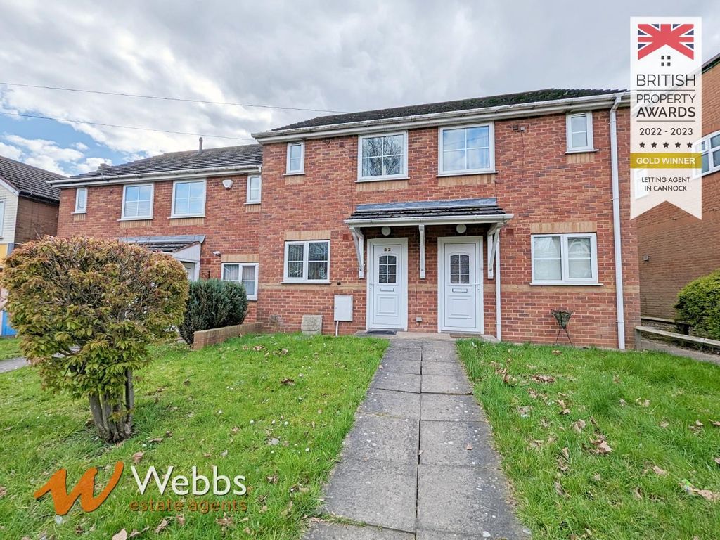 2 bed semidetached house to rent in Brownhills Road, Norton Canes