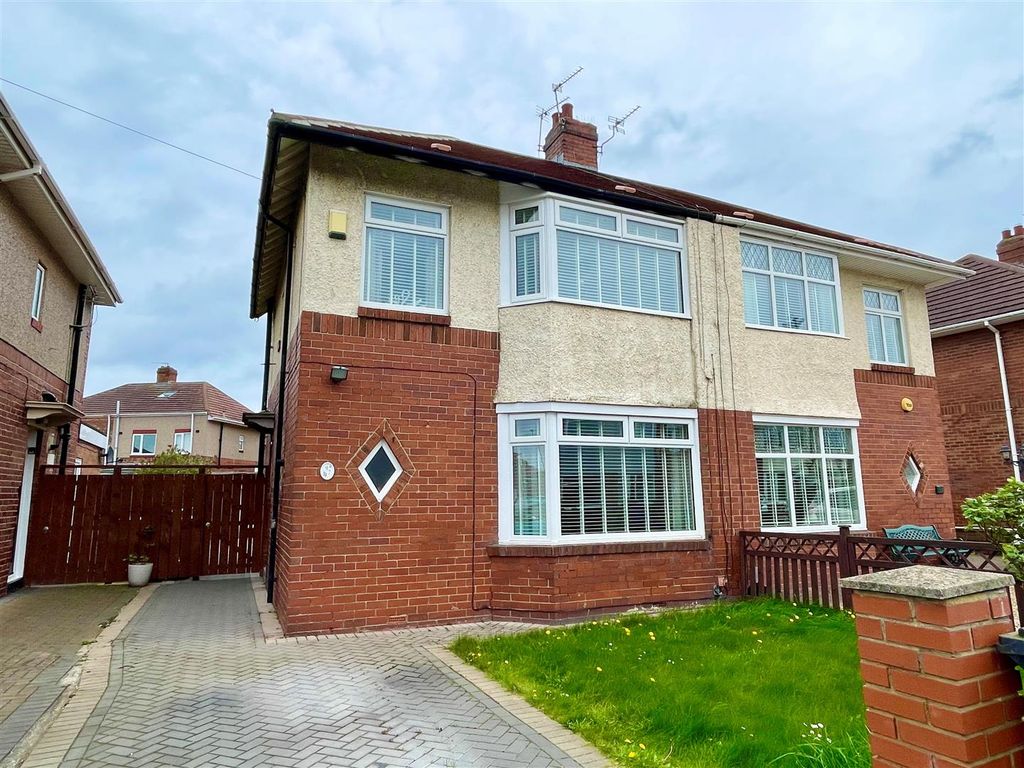 2 bed semidetached house for sale in Warwick Road, South Shields NE34