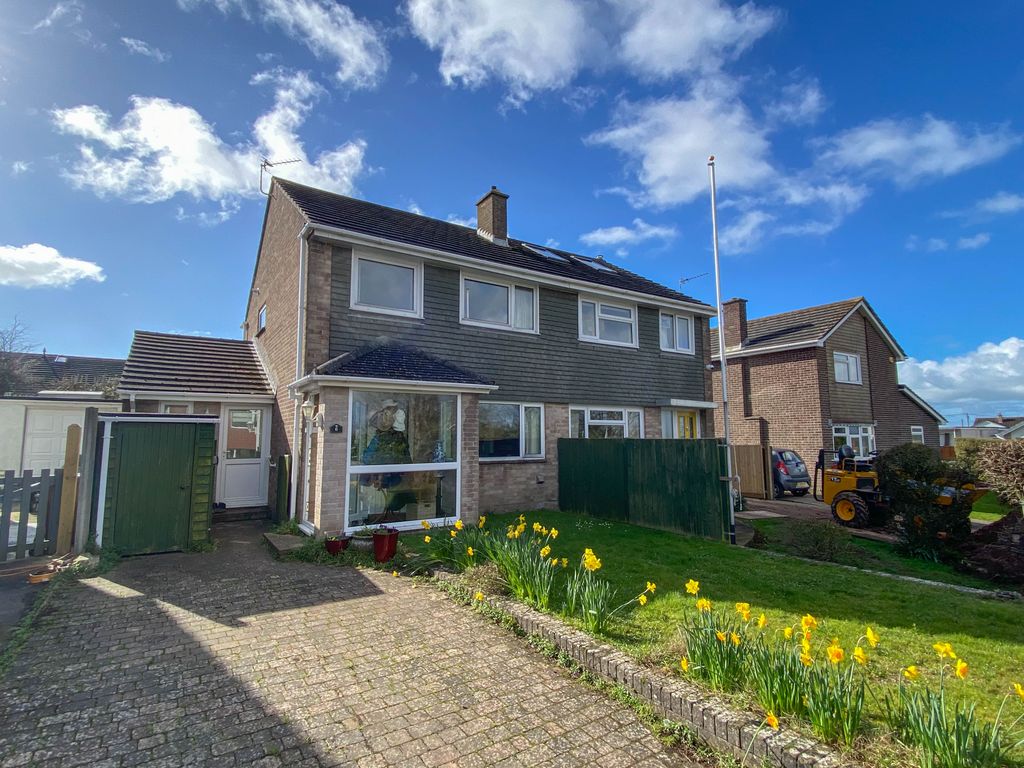 3 bed semidetached house for sale in Barton Close, Wembury, Plymouth