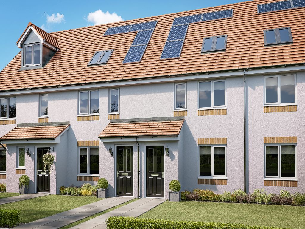 New home, 3 bed terraced house for sale in "The Brodick" at Gregory