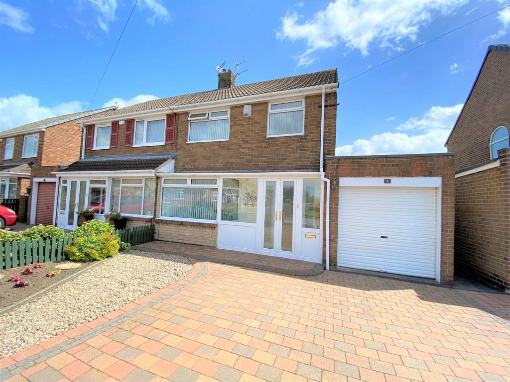 3 bed semidetached house for sale in Acorn Avenue, Bedlington NE22