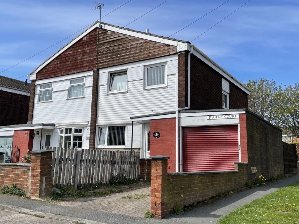 3 bed semidetached house for sale in Regent Court, South Shields NE33