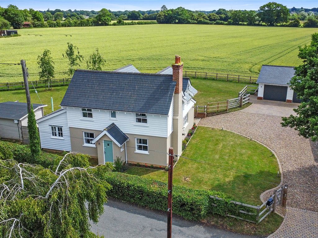 4 bed detached house for sale in Oak Road, Pebmarsh, Halstead, Essex