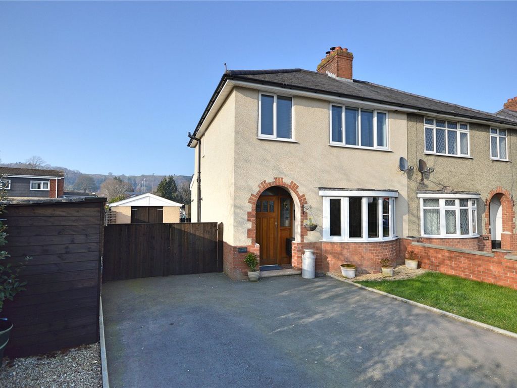 3 bed semidetached house for sale in Llanidloes Road, Newtown, Powys