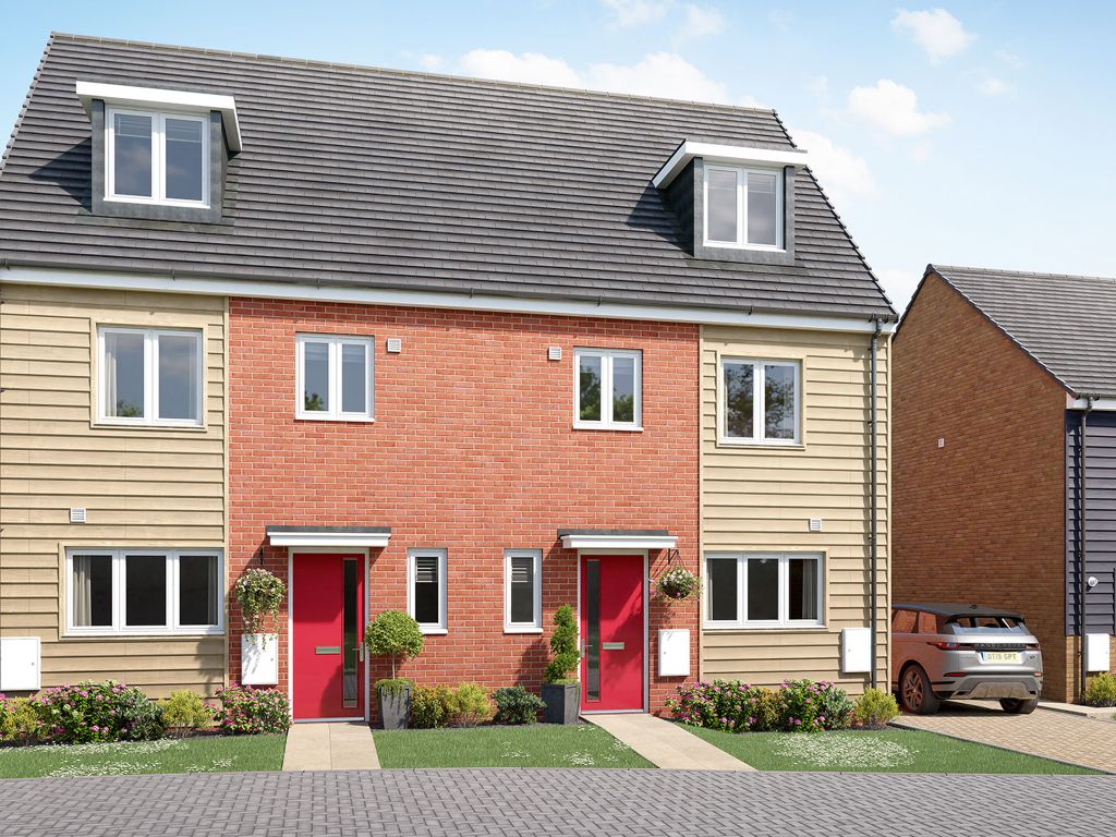 New home, 4 bed semidetached house for sale in "The Leicester" at Green Lane West, Rackheath