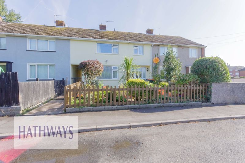 3 bed terraced house for sale in Tudor Crescent, Rogerstone, Newport