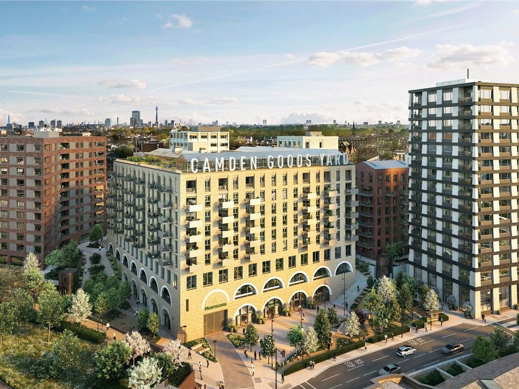 New home, 3 bed flat for sale in Camden Goods Yard, Chalk Farm Road