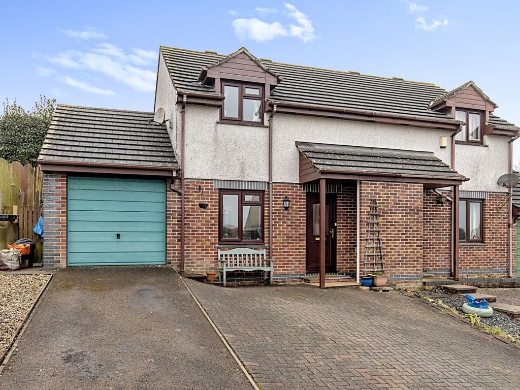 2 bed semidetached house for sale in Beech Drive, St. Columb, Cornwall