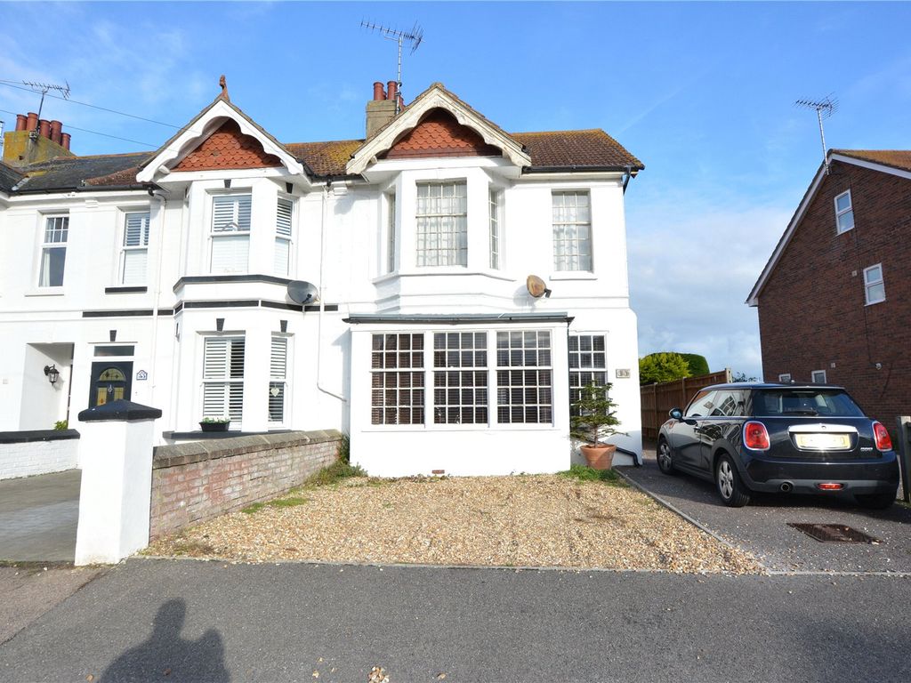 3 bed end terrace house for sale in Manor Road, East Preston, West