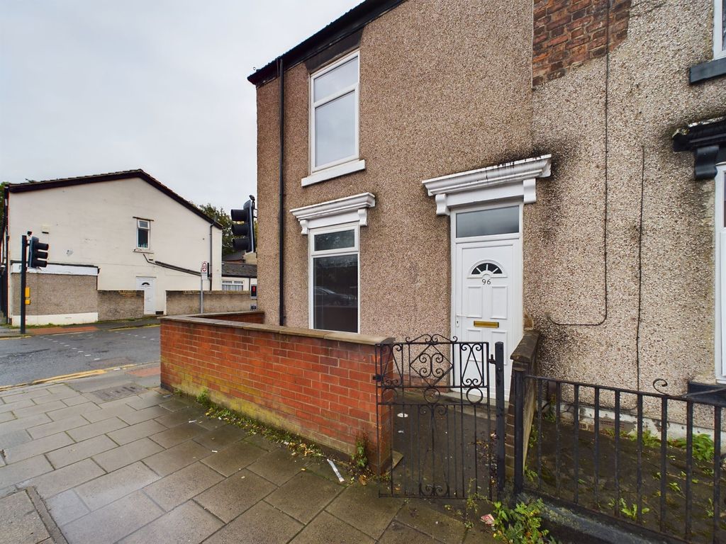 3 bed end terrace house for sale in Yarm Road, Darlington DL1, £92,000