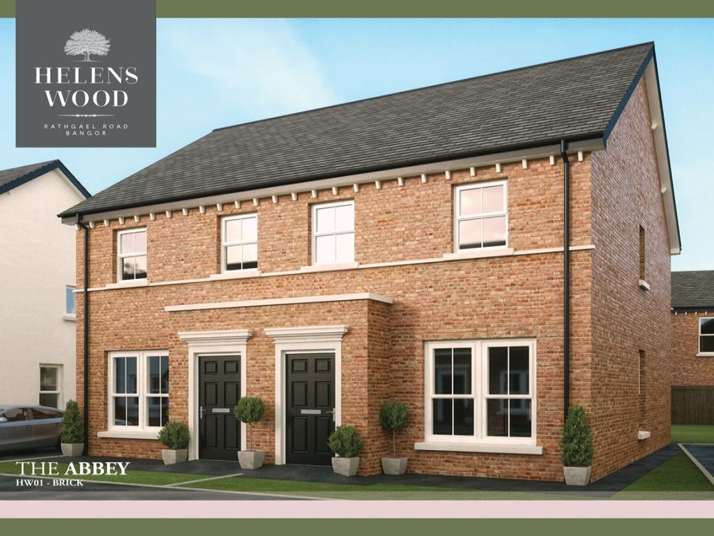 New home, 3 bed semidetached house for sale in Helens Wood, Rathgael