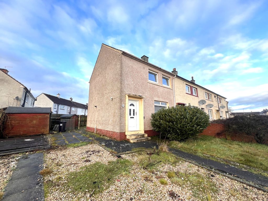 2 bed end terrace house for sale in Waverley Street, Larkhall ML9, £