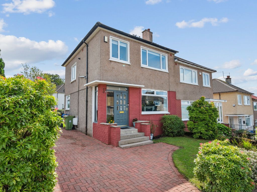 3 bed semidetached house for sale in Arisaig Drive, Bearsden, Glasgow