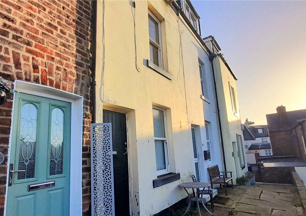 3 bed terraced house for sale in Horners Terrace, Whitby YO22, £130,000