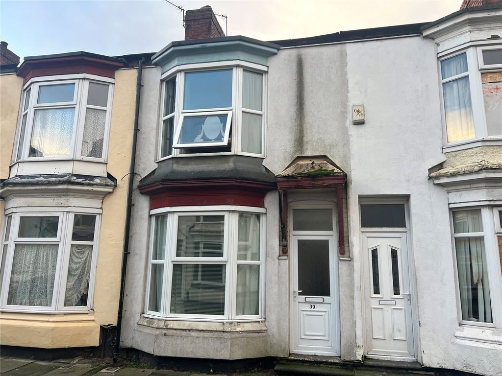 2 bed terraced house for sale in Wicklow Street, Middlesbrough, North