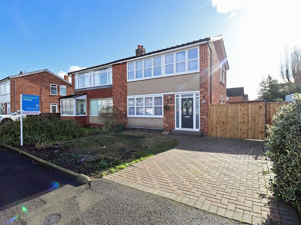 3 bed semidetached house for sale in Malcolm Drive, Fairfield, StocktonOnTees TS19, £210,000