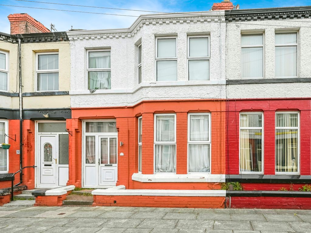 3 bed terraced house for sale in Endsleigh Road, Old Swan, Liverpool, Merseyside L13, £110,000