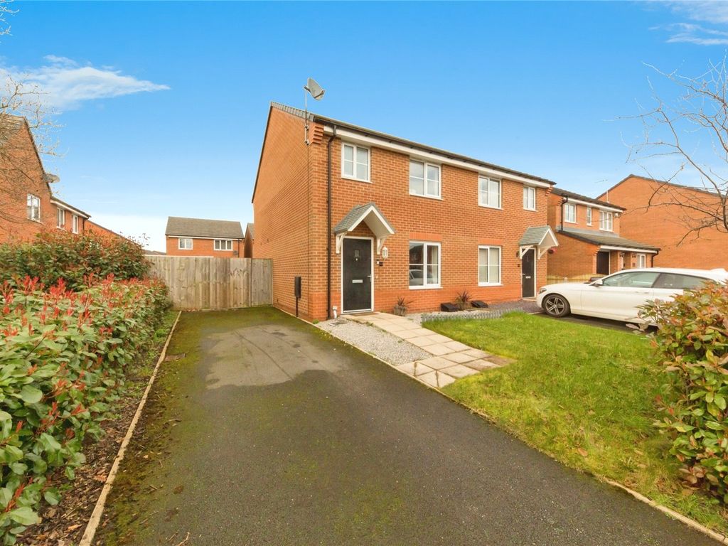 3 bed semidetached house for sale in Pickering Croft Place, Crewe