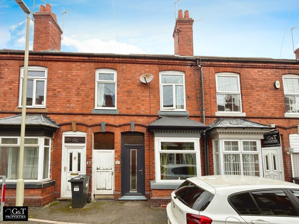 2 bed terraced house for sale in Park Road, Netherton, Dudley DY2, £