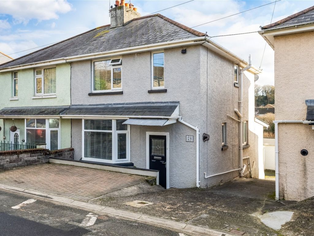 3 bed semidetached house for sale in Wembury Road, Plymouth PL9, £