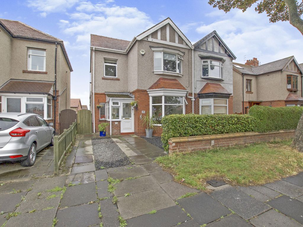 3 bed semidetached house for sale in Earsdon Road, Whitley Bay NE25