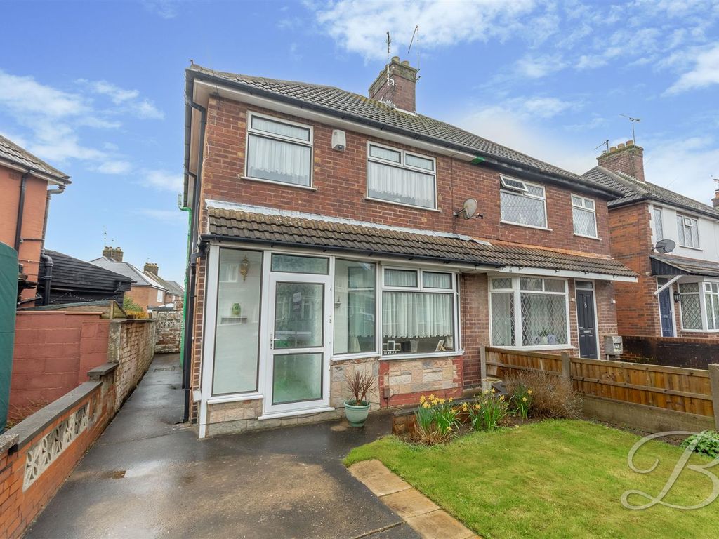 3 bed semidetached house for sale in Crompton Road, Pleasley