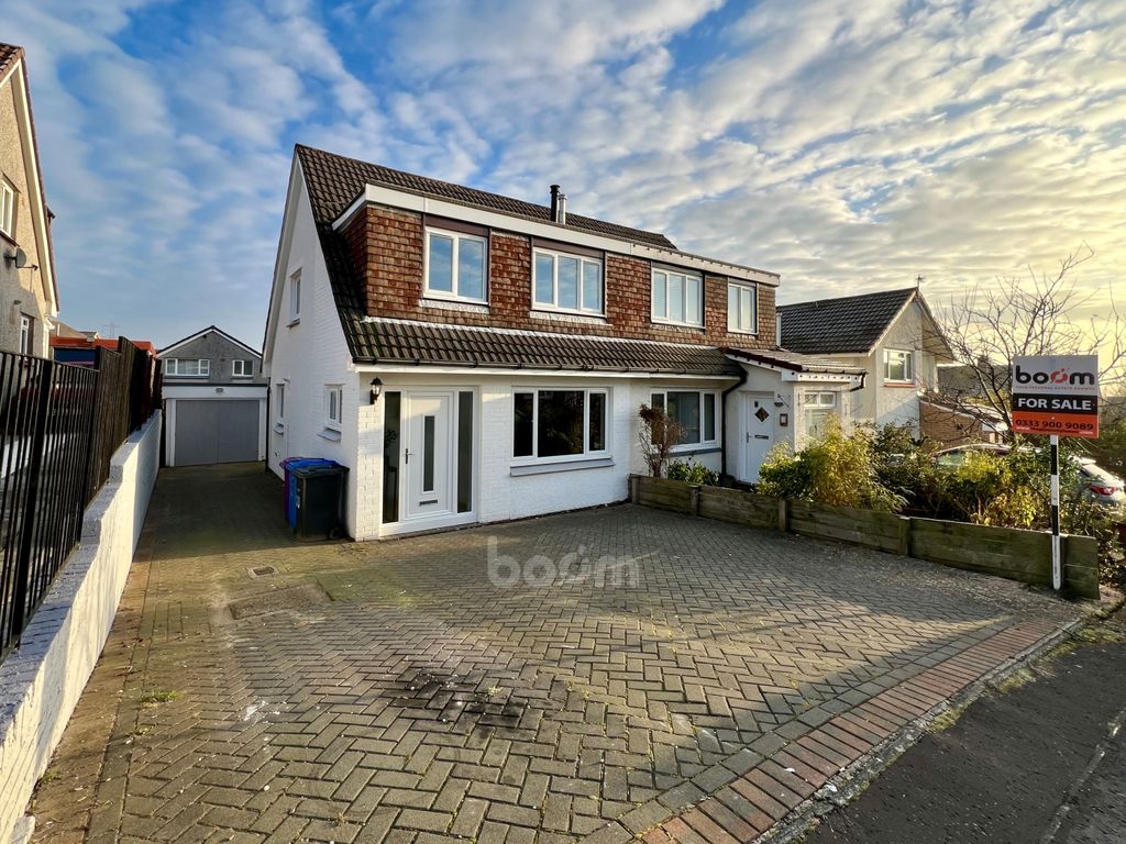 3 bed semidetached house for sale in Herriot Avenue, Kilbirnie KA25, £