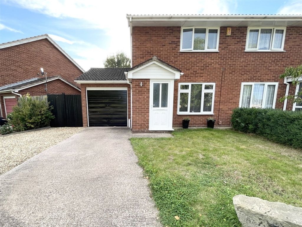 2 bed semidetached house for sale in Mercia Drive, Leegomery, Telford