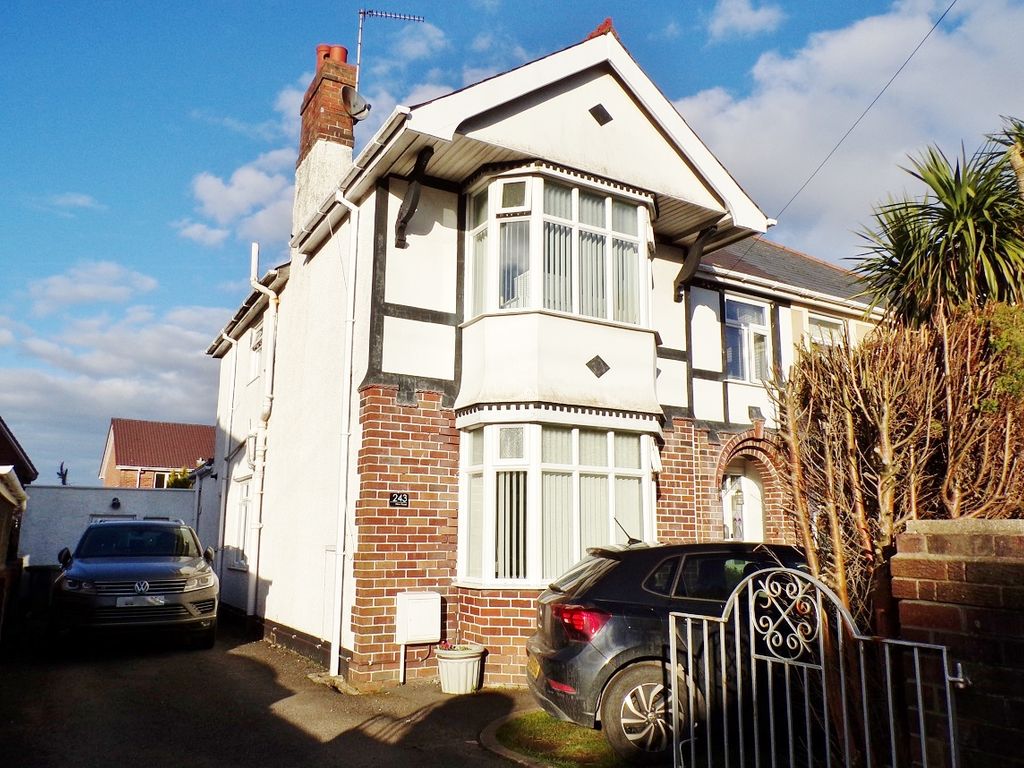 4 bed semidetached house for sale in New Road, Porthcawl CF36, £