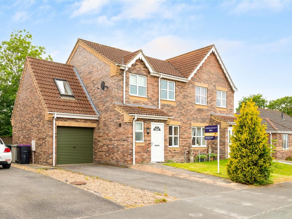 4 bed semidetached house for sale in 15 Sawmill Lane, Wragby, Market