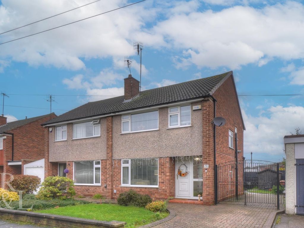 3 bed semidetached house for sale in Newholm Drive, Wilford