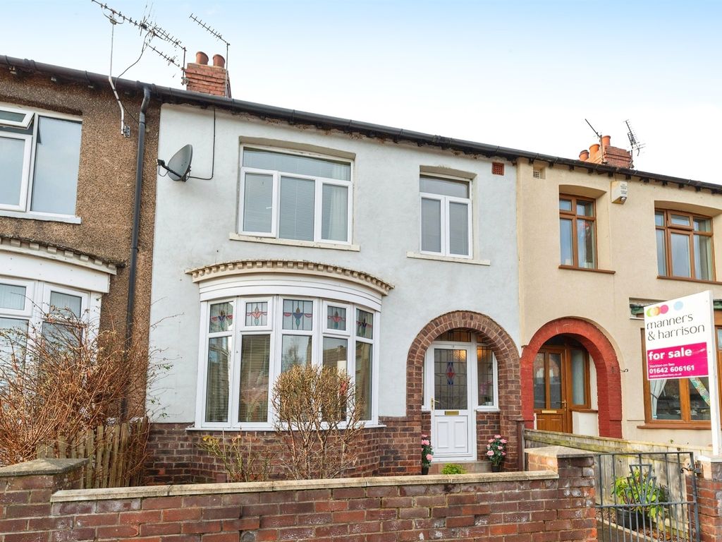 3 bed terraced house for sale in Osborne Road, StocktonOnTees TS18, £