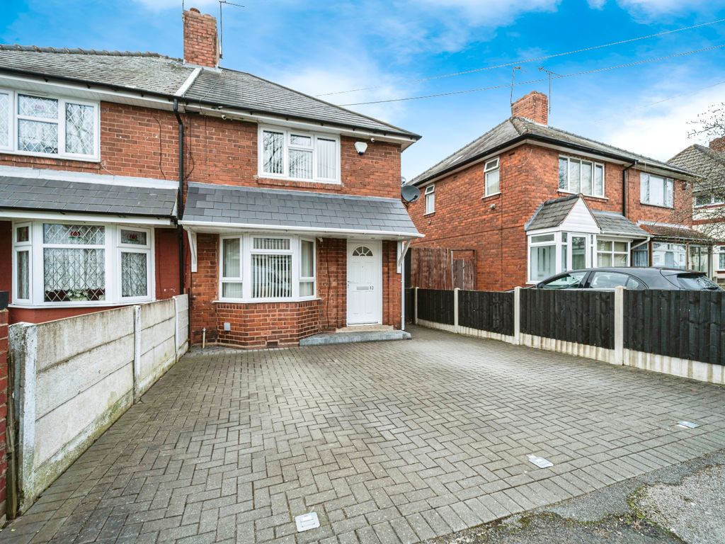 2 bed semidetached house for sale in Johnson Road, Wednesbury, West