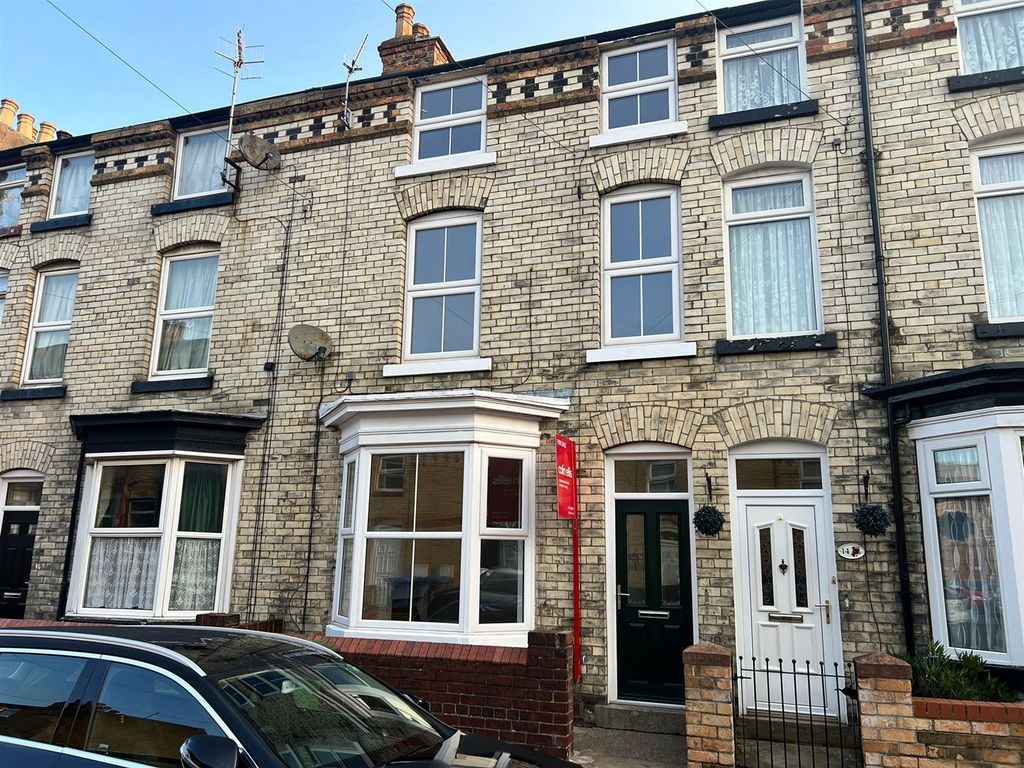 3 bed terraced house for sale in Sherwood Street, Scarborough YO11, £